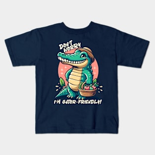dont worry i am gator friendly Kids T-Shirt